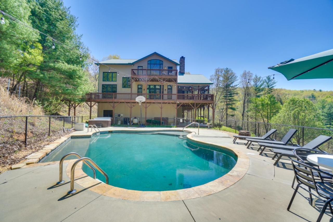 Expansive Home On 16 Acres With Smoky Mountain Views Murphy Dış mekan fotoğraf